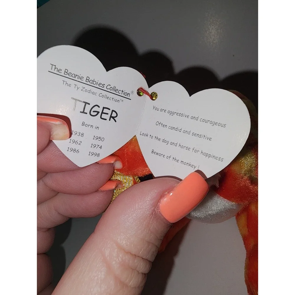ty Beanie Babies‎ Tiger Zodiac Shiny